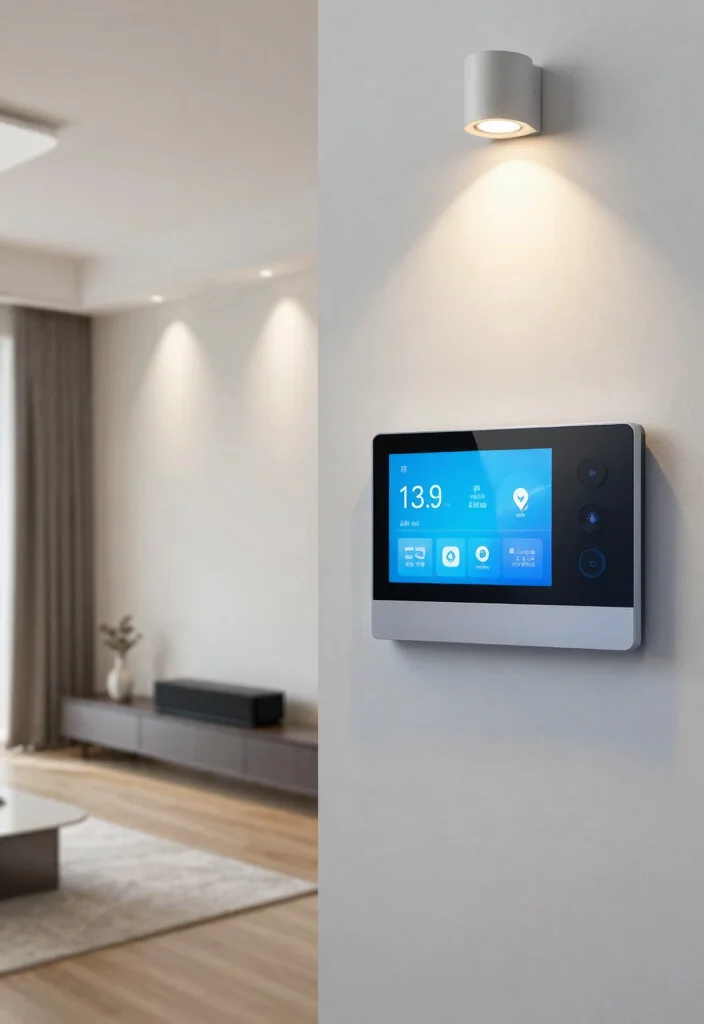 12 Men Living Room Ideas with Clean Masculine Style 12. Smart Technology Integration 0