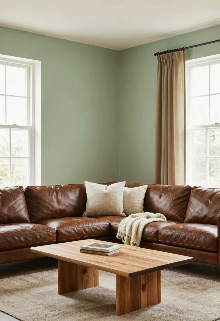 12 Men Living Room Ideas with Clean Masculine Style 8. Earthy Color Palettes 0
