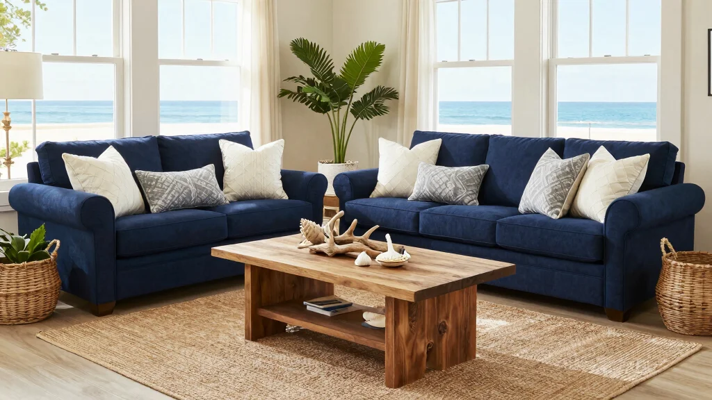 12 Navy Sofa Living Room Ideas with Classic Appeal