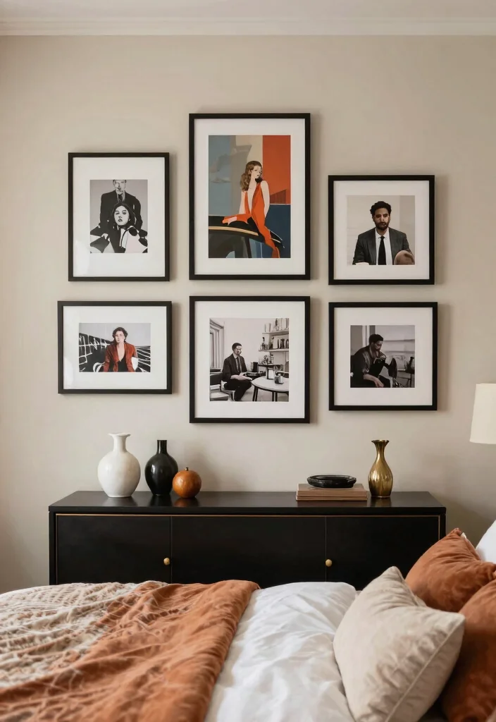 12 Pottery Barn Bedroom Ideas with Cozy Luxury Style 6. Personal Touches with Art and Decor 0