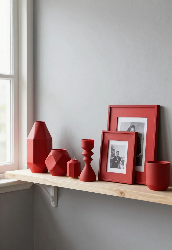 12 Red Living Room Decor Ideas with Strong Personality 36 12 Red Living Room Decor Ideas with Strong Personality 6. Red Decorative Accessories 0
