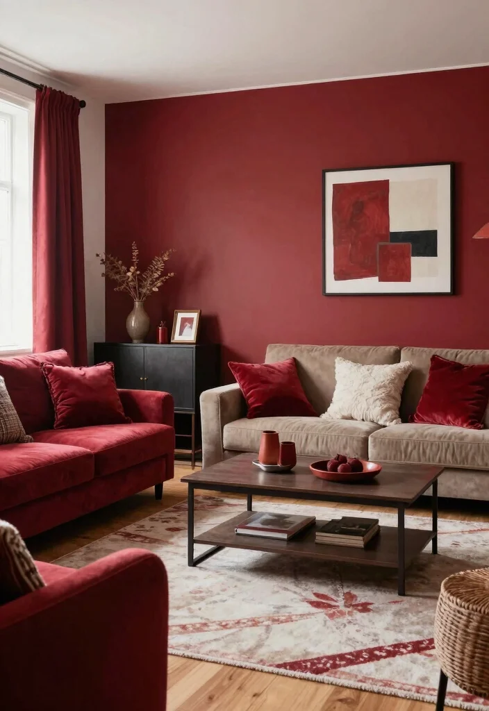 12 Red Living Room Decor Ideas with Strong Personality 63 12 Red Living Room Decor Ideas with Strong Personality Conclusion 0