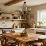 12 Rustic Kitchen Ideas with Warm Natural Texture
