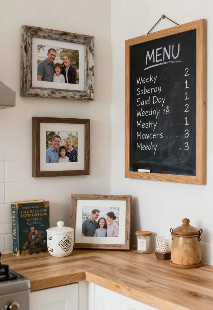 12 Small Country Kitchen Ideas with Cozy Charm 11. Personalized Decor Elements 0