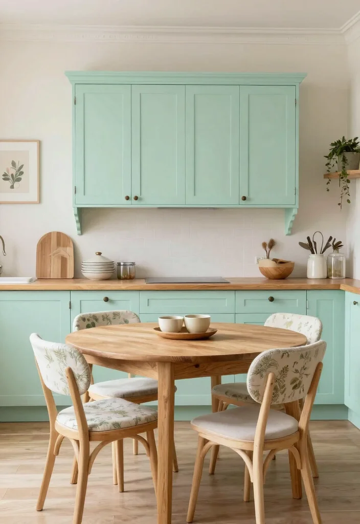 12 Small Country Kitchen Ideas with Cozy Charm 4. Cottage Style Color Palettes 0