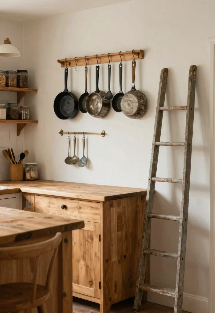 12 Small Country Kitchen Ideas with Cozy Charm 6. Clever Space Saving Solutions 0