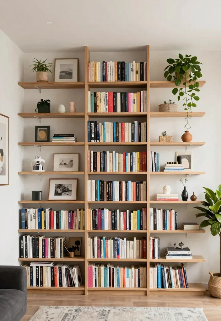 12 Small Long Living Room Ideas with Better Balance 10. Vertical Space Utilization 0