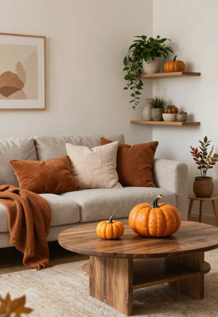 12 Small Long Living Room Ideas with Better Balance 12. Seasonal Decor Rotation 0