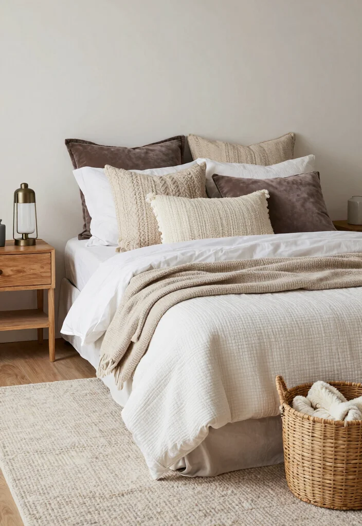 12 Small Main Bedroom Ideas That Feel Balanced 3 12 Small Main Bedroom Ideas That Feel Balanced 3. Layering Textures 0