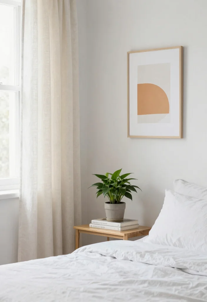12 Small Main Bedroom Ideas That Feel Balanced 26 12 Small Main Bedroom Ideas That Feel Balanced 6. Minimalist Bedroom Accessories 0