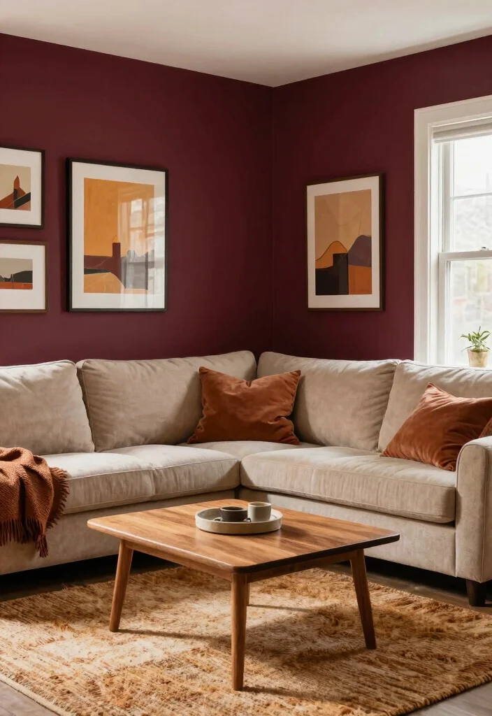 12 Snug Living Room Ideas for Small Cozy Spaces 2. Warm Color Palettes 0