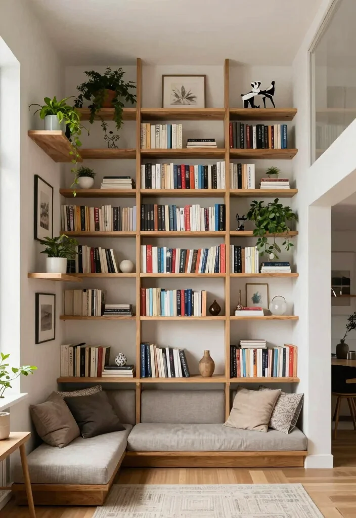 12 Snug Living Room Ideas for Small Cozy Spaces 9. Utilize Vertical Space 0