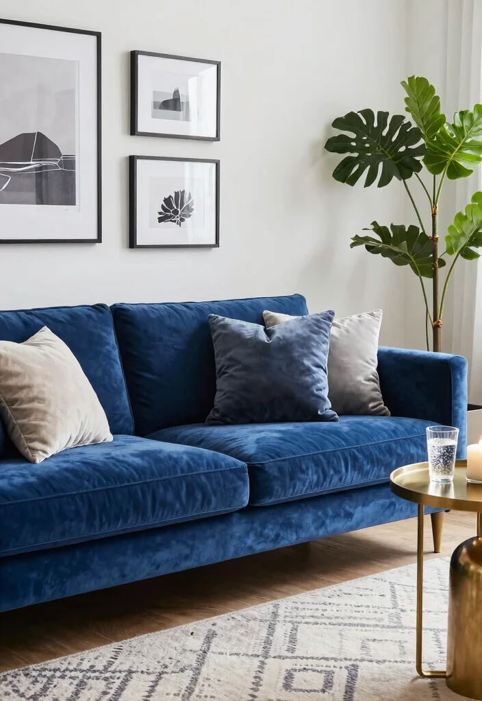 12 Velvet Sofa Living Room Ideas with Soft Texture 1 12 Velvet Sofa Living Room Ideas with Soft Texture 1. Jewel Toned Elegance 0