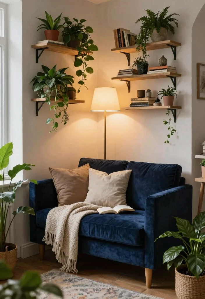 12 Velvet Sofa Living Room Ideas with Soft Texture 50 12 Velvet Sofa Living Room Ideas with Soft Texture 10. Cozy Nooks 0