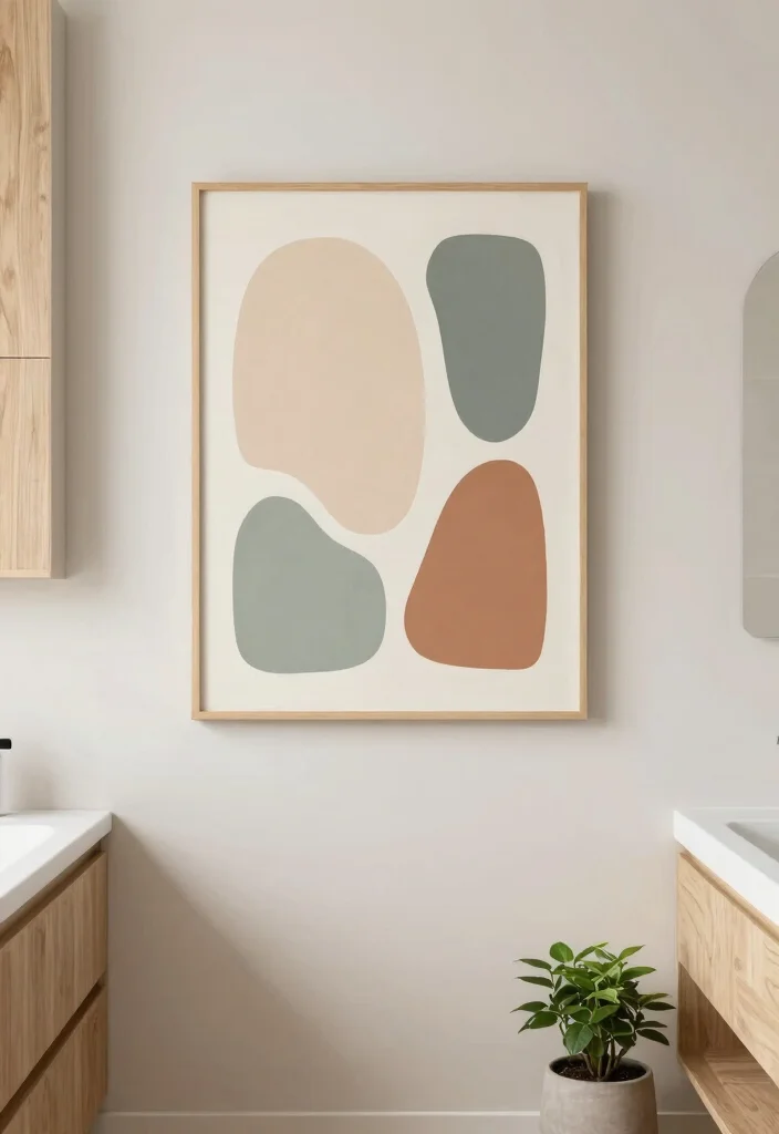 12 Zen Bathroom Ideas for a Calm Spa Inspired Mood 9. Artful Decor 0