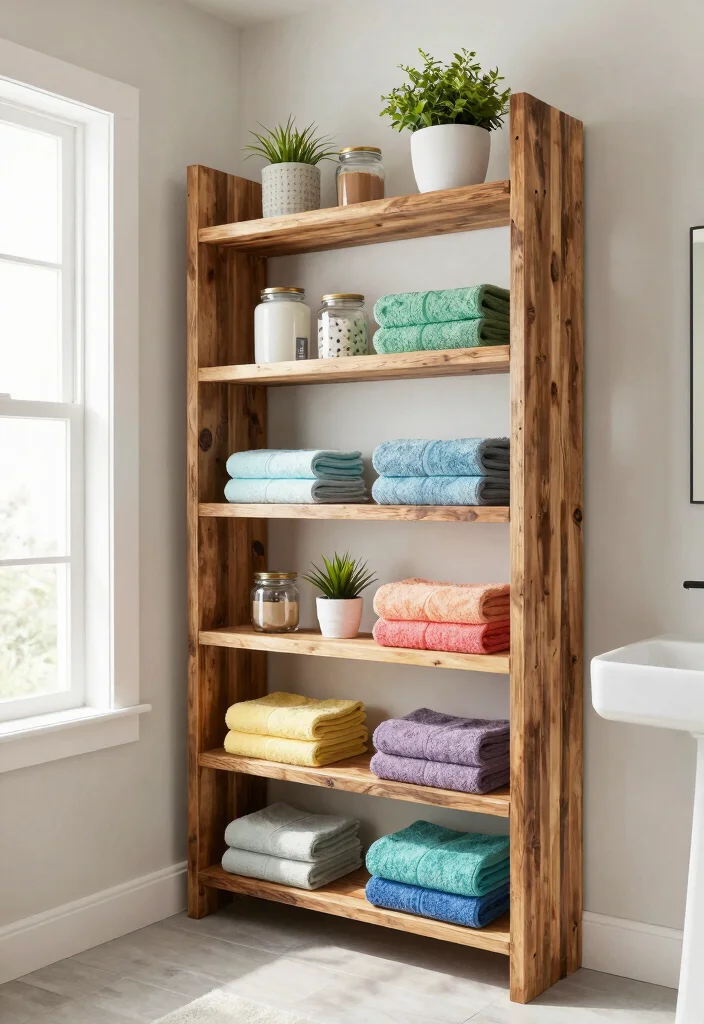 14 Bathroom Cabinet Ideas for Smart Storage Solutions 15 14 Bathroom Cabinet Ideas for Smart Storage Solutions 5. Open Shelving for Easy Access 0