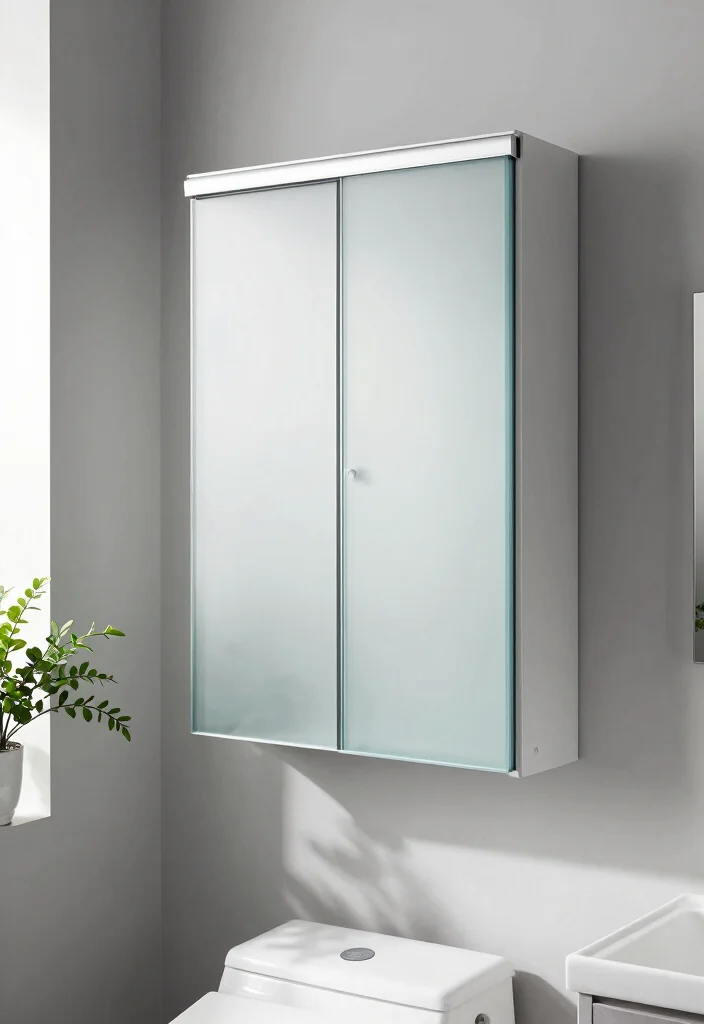 14 Bathroom Cabinet Ideas for Smart Storage Solutions 16 14 Bathroom Cabinet Ideas for Smart Storage Solutions 6. Cabinet with Sliding Doors for Space Saving 0
