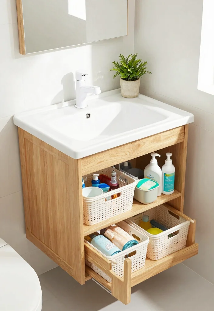14 Bathroom Cabinet Ideas for Smart Storage Solutions 27 14 Bathroom Cabinet Ideas for Smart Storage Solutions 7. Under Sink Cabinets for Optimizing Space 0