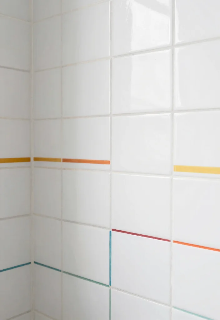 14 Bathroom Ceramic Tile Ideas for a Clean Timeless Look 14. Creative Grouting 0