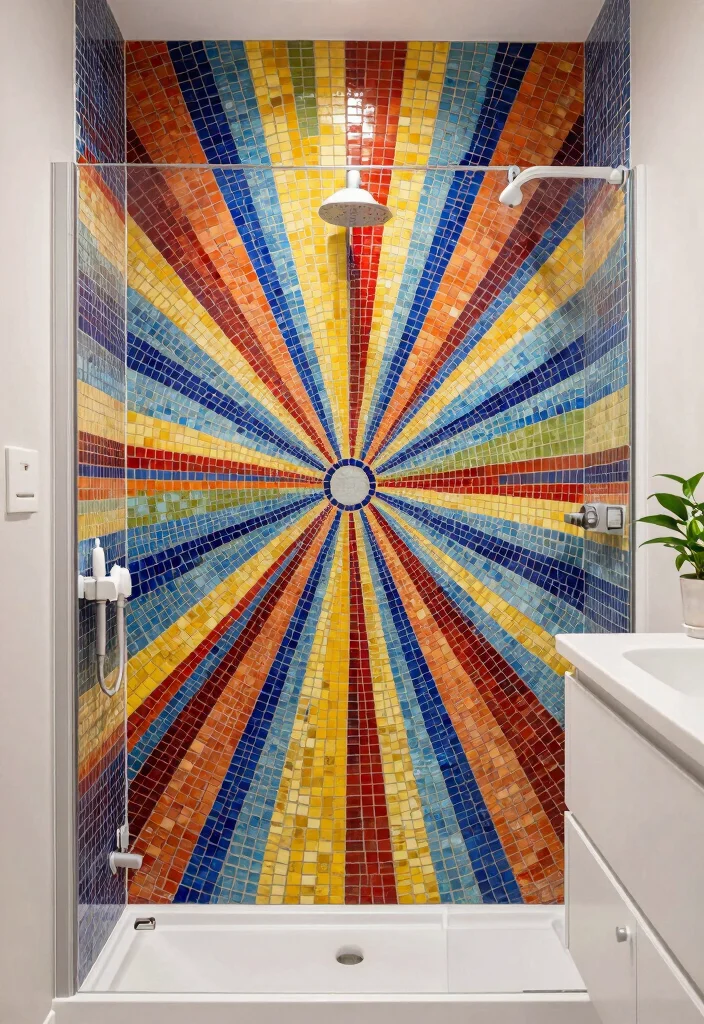 14 Bathroom Ceramic Tile Ideas for a Clean Timeless Look 6. Mosaic Tiles 0