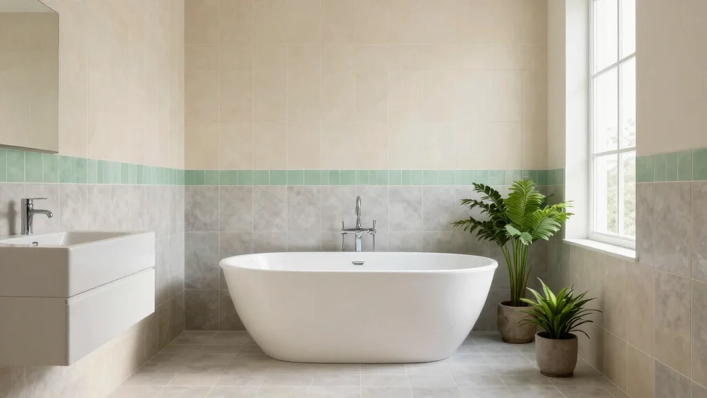 14 Bathroom Ceramic Tile Ideas for a Clean Timeless Look