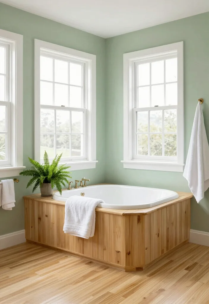 14 Bathroom Color Ideas to Set the Right Mood 1 14 Bathroom Color Ideas to Set the Right Mood 1. Serene Sage Green 0