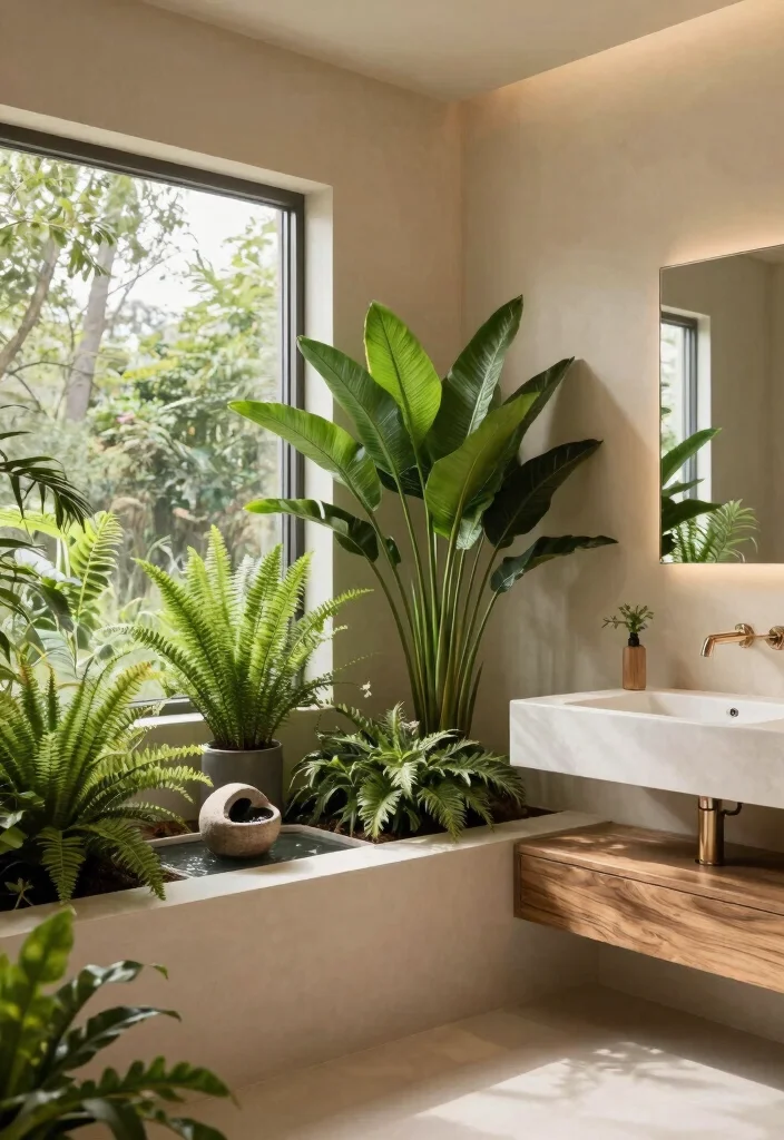 14 Bathroom Home Decor Ideas for a Fresh Stylish Update 3. Biophilic Design 0