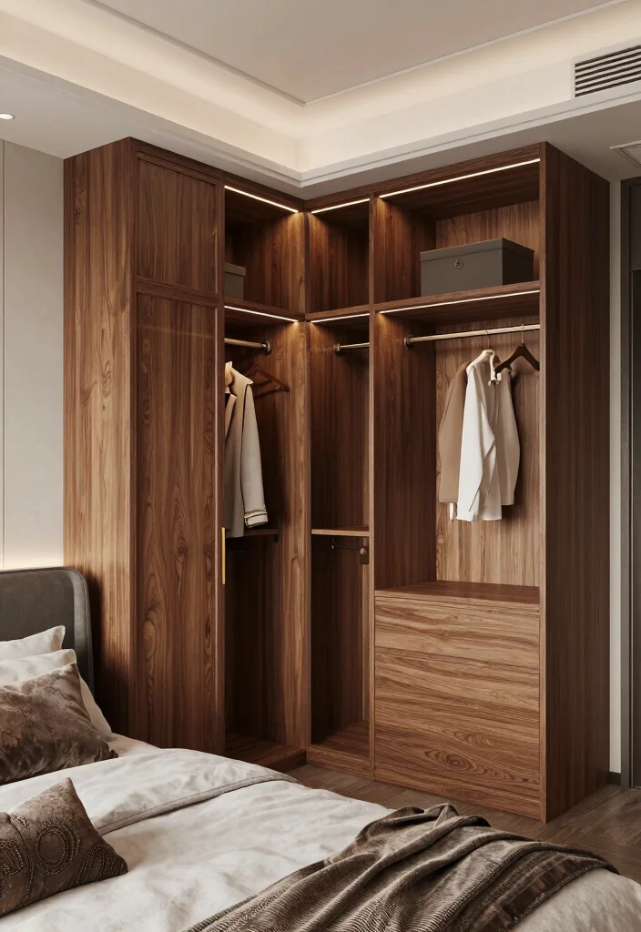 14 Bedroom Wardrobe Design Ideas for Better Storage 6. Built In Wardrobe 0