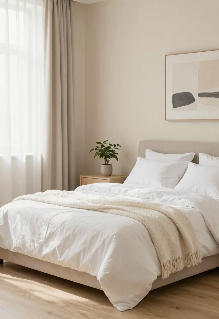 14 Contemporary Modern Bedroom Ideas with Clean Lines 1. Play with a Neutral Color Palette 0