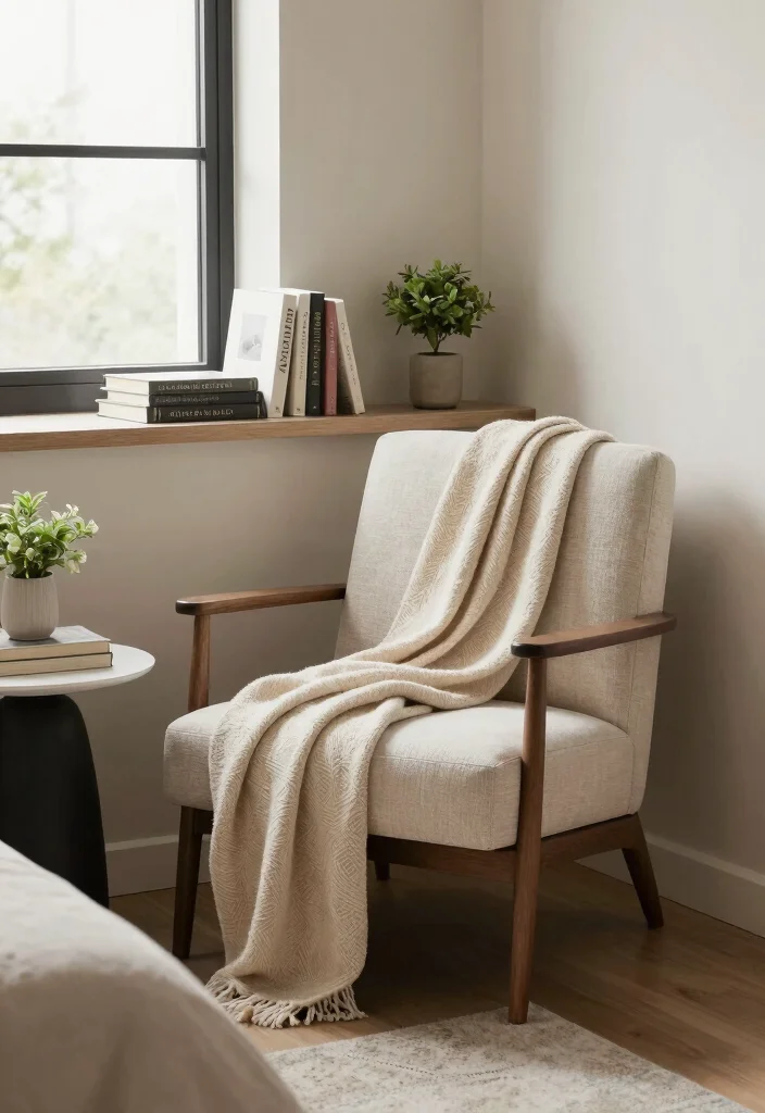 14 Contemporary Modern Bedroom Ideas with Clean Lines 8. Create a Reading Nook 0