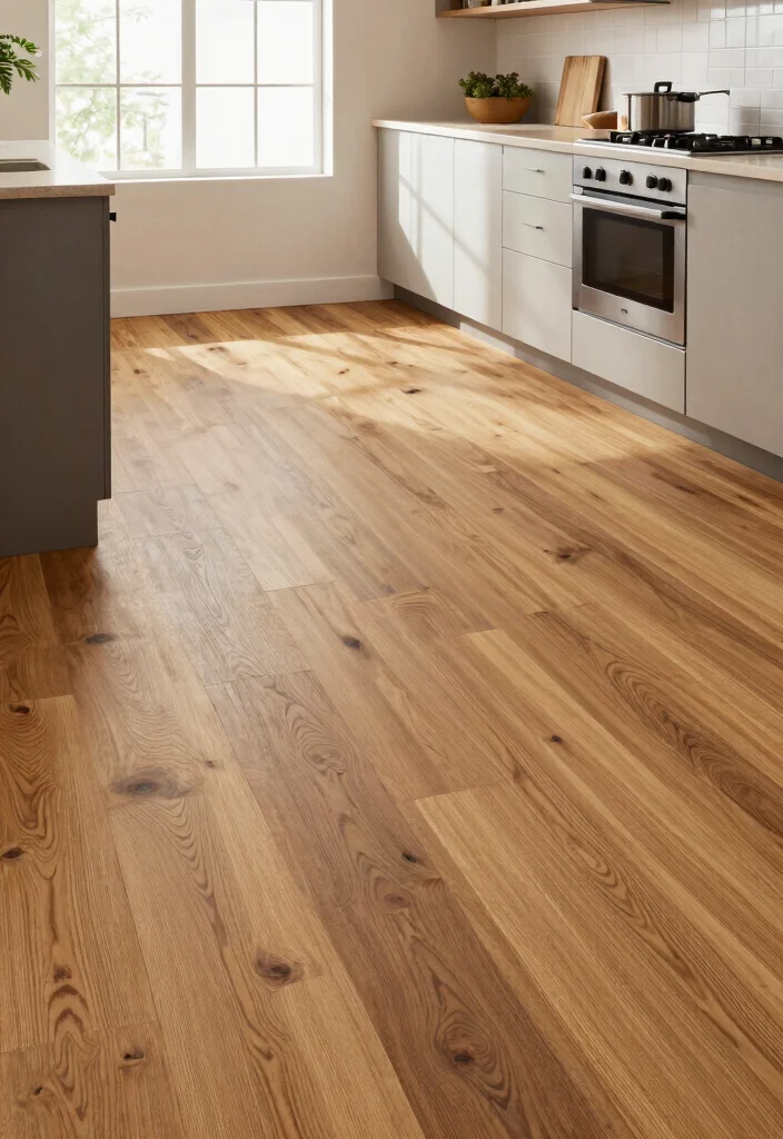 14 Kitchen Model Design Ideas for Modern Homes 10. Eco Friendly Flooring 0