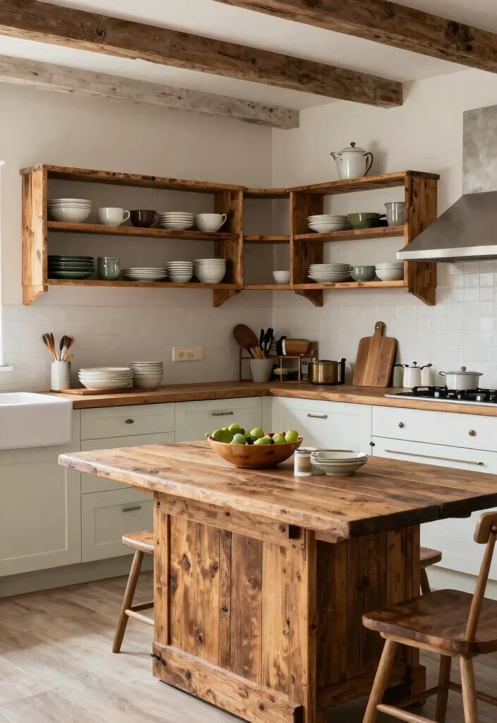 14 Kitchen Model Design Ideas for Modern Homes 13. Repurposed Materials 0