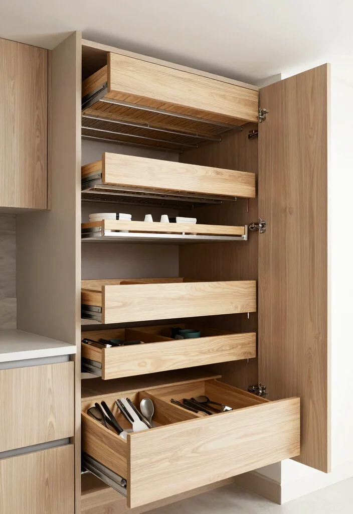 14 Kitchen Model Design Ideas for Modern Homes 3. Smart Storage Solutions 0