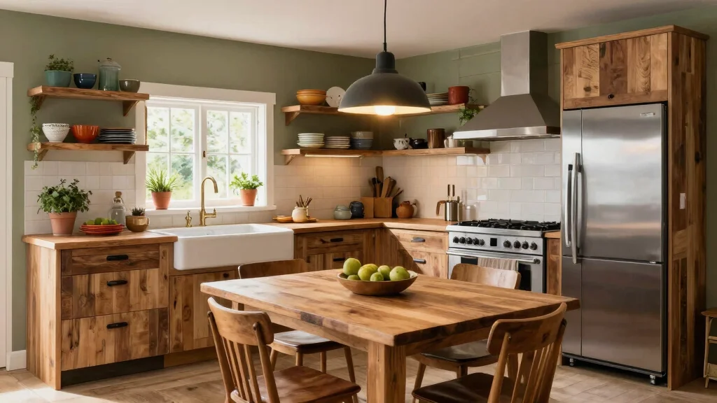 14 Rustic Modern Kitchen Ideas with Balanced Style