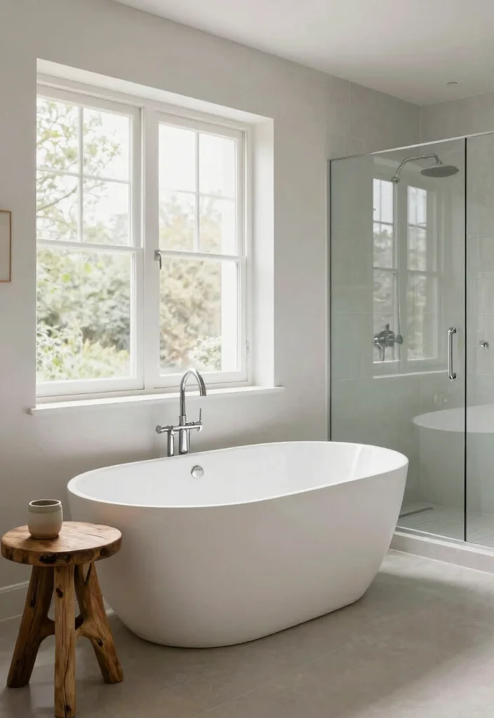 14 Seaside Bathroom Ideas with Breezy Coastal Vibes 11. Elegant Bathtub Designs 0