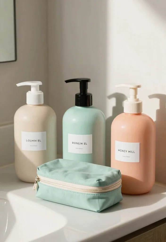 14 Small Bathroom Storage Ideas That Actually Work 42 14 Small Bathroom Storage Ideas That Actually Work 12. Stylish Toiletry Containers 0