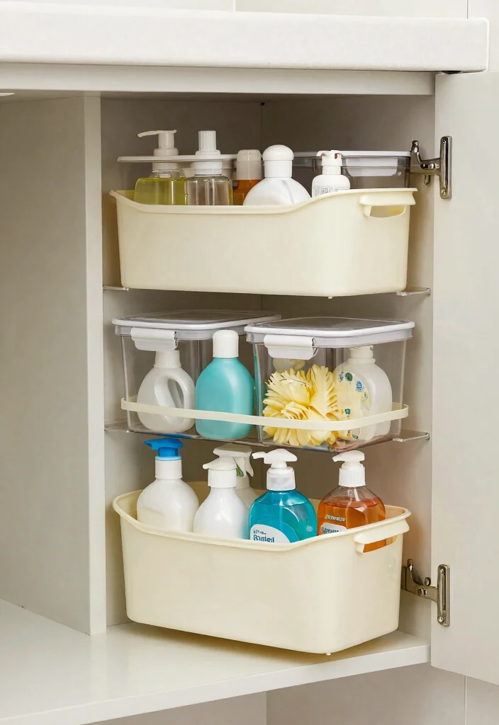 14 Small Bathroom Storage Ideas That Actually Work 13 14 Small Bathroom Storage Ideas That Actually Work 3. Under Sink Storage Solutions 0