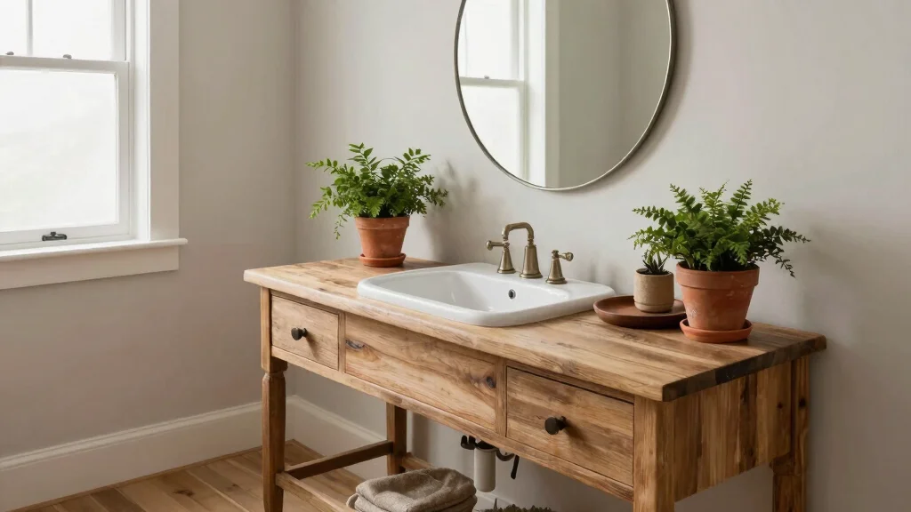 14 Wood Vanity Bathroom Ideas for Natural Warm Texture