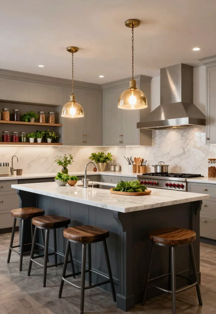 18 Luxury Kitchen Ideas with High End Finishes 6. Chefs Kitchen Layout 0