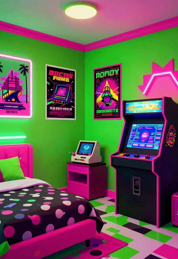 9 Club Roblox Bedroom Ideas for Creative Builds 37 9 Club Roblox Bedroom Ideas for Creative Builds 7. Retro 80s Arcade 0